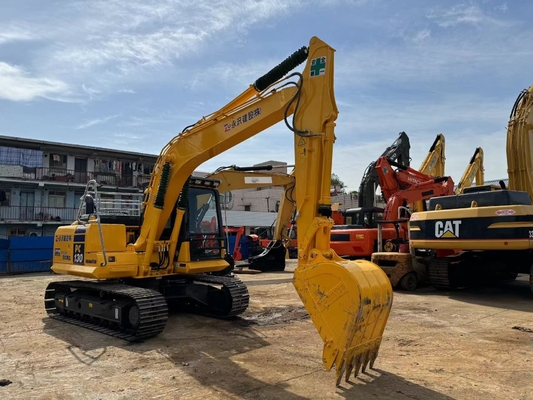 13 toneladas original japonés de segunda mano Komatsu PC130-7 Excavadora de rastreo Usada en venta