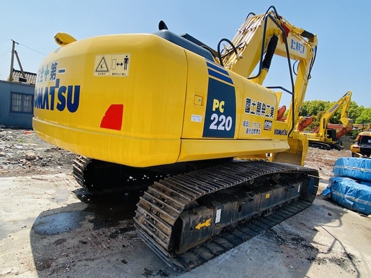 22 toneladas de Japón original de segunda mano Komatsu PC220-7 Excavadora de rastreo Usada en venta