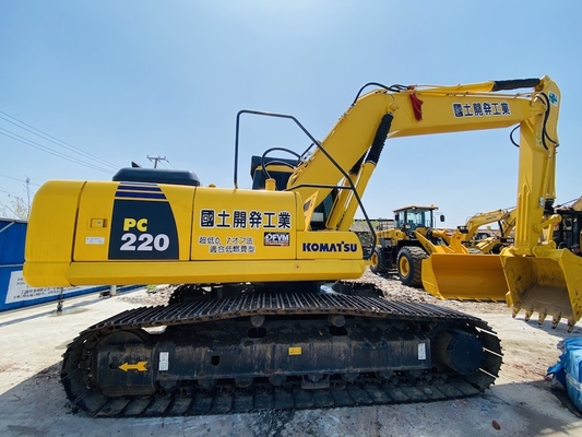 22 toneladas de Japón original de segunda mano Komatsu PC220-7 Excavadora de rastreo Usada en venta
