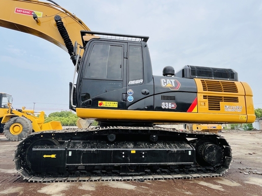 Maquinaria de construcción de segunda mano Excavadora de minería CAT 336D usada con cubo de 2m3