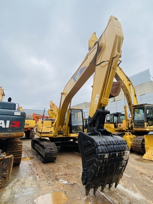 Excavadora japonesa original Cat 320b de segunda mano, Caterpillar Excavadora de pista usada 20 toneladas