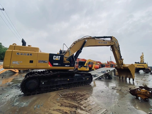 Excavadora japonesa original Cat 349D de segunda mano, Caterpillar Excavadora de pista usada 49 toneladas