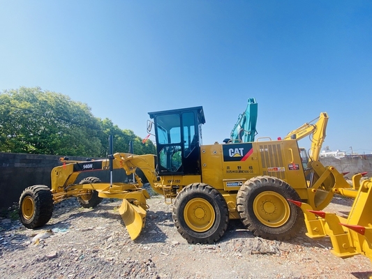 Equipo pesado usado Caterpillar Cat 140H Motor Grader de segunda mano con Destripador a la venta