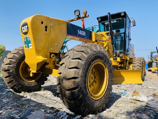 Equipo pesado usado Caterpillar Cat 140H Motor Grader de segunda mano con Destripador a la venta