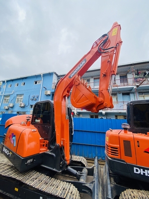 6 toneladas de original usado Doosan DH60-7 Excavadora de rastreo de segunda mano con 0,09-0,2 m3 de capacidad de cubo