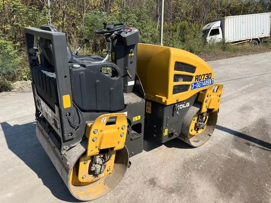 3 toneladas de vibración rodante de segunda mano, usado SDLG RD730 compactador de rodantes vibratorios para equipos pesados