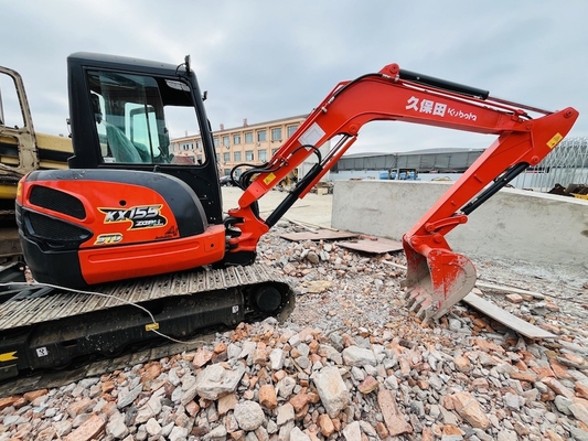 5 toneladas usadas Kubota KX155 Excavadora de rastreo Excavadora de segunda mano con 29,9 kW de potencia del motor y 0,16 m3 de capacidad de cubo