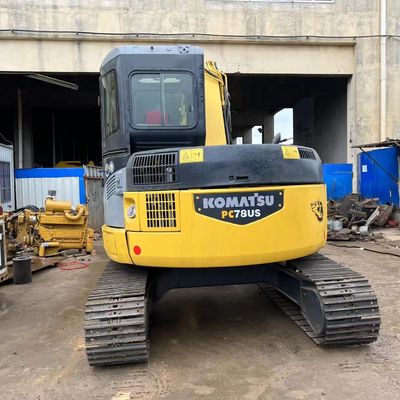 7 toneladas de excavadora usada Komatsu PC78US de segunda mano Komatsu Excavadora de rastreo Maquinaria de construcción