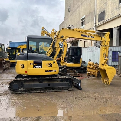 7 toneladas de excavadora usada Komatsu PC78US de segunda mano Komatsu Excavadora de rastreo Maquinaria de construcción