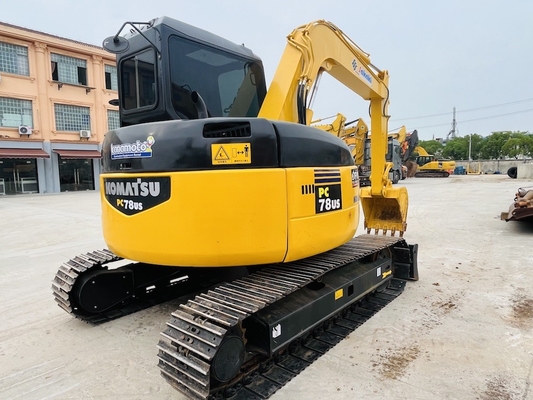 Comatsu PC78US Excavadora de rastreo de segunda mano de 7 toneladas Mini Excavadora de maquinaria de construcción
