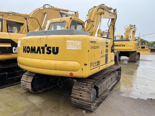 12 toneladas Japón Usado Komatsu PC120-6 Excavadora de segunda mano Komatsu Excavadora hidráulica