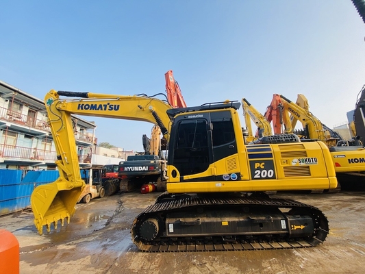 Japón Original Usado Komatsu Pc200-8 Excavadora 80% Nuevo En Buenas Condiciones
