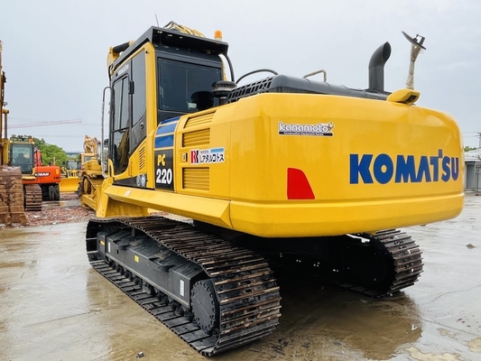 Comatsu PC220-8 de segunda mano Excavadora de excavadora 1 CBM maquinaria de construcción de capacidad de cubo