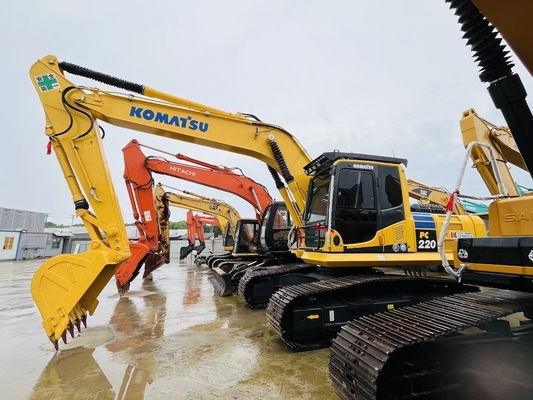 Komatsu PC220-8 de segunda mano Excavadora de excavadora hidráulica Excavadora de excavadoras de 22 toneladas Usada maquinaria de construcción