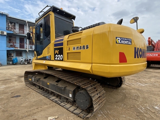 Japón hecho de segunda mano Komatsu PC220-8 Excavadora hidráulica de 22 toneladas Excavadora usada Komatsu Excavadora