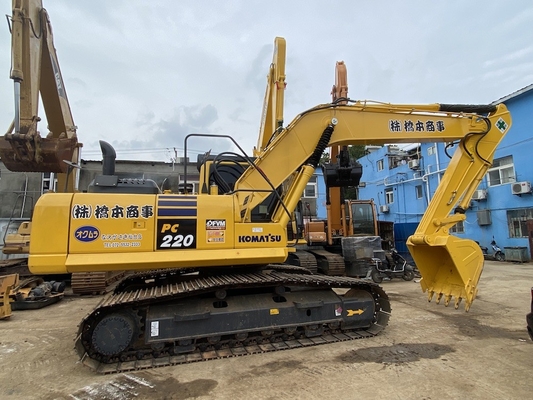 Japón hecho de segunda mano Komatsu PC220-8 Excavadora hidráulica de 22 toneladas Excavadora usada Komatsu Excavadora