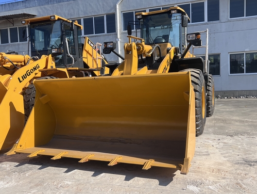 162 KW SDLG LG956L de segunda mano cargador de ruedas carga nominal 5 toneladas marca china en buenas condiciones