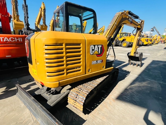Mini excavadora Origianl Japón CAT 305.5E2 Excavadora de rastreo hidráulica de segunda mano de 5 toneladas Excavadora de orugas