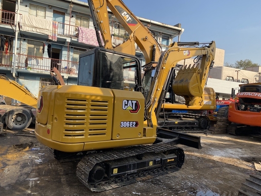 Excavadora Caterpillar de segunda mano de origen japonés Excavadora de segunda mano CAT 306E2 Excavadora de 6 toneladas Maquinaria de construcción