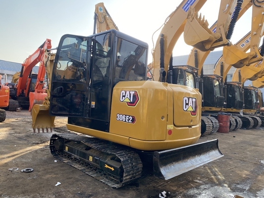 Excavadora Caterpillar de segunda mano de origen japonés Excavadora de segunda mano CAT 306E2 Excavadora de 6 toneladas Maquinaria de construcción