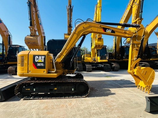0.33 CBM CAT 307E2 Excavadora Caterpillar de segunda mano de Japón Excavadora Crawler de segunda mano de 7 toneladas Maquinaria de construcción