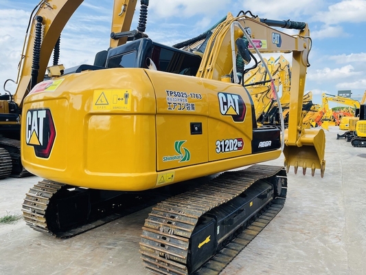12 toneladas 90% nuevo CAT 312D2GC Excavadora de la oruga de segunda mano Excavadora de la oruga de la oruga usada CAT 312D Maquinaria de construcción
