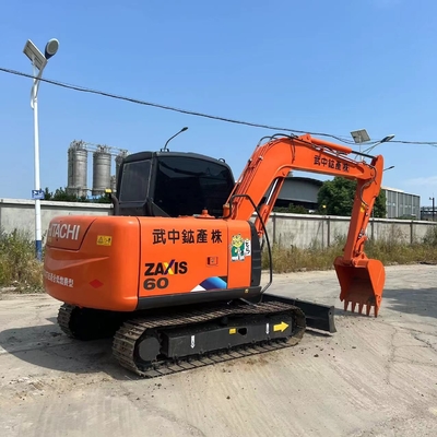 Mini excavadora Hitachi ZX60 Excavadora de segunda mano de 6 toneladas excavadora en buenas condiciones