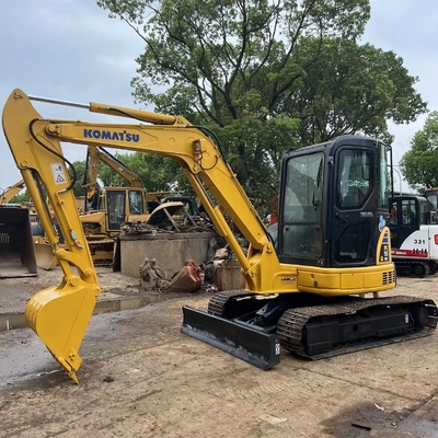 Mini excavadora de 5 toneladas original usada Komatsu PC55MR-2 PC50MR-2 Excavadora de rastreo Excavadora de segunda mano Maquinaria de construcción
