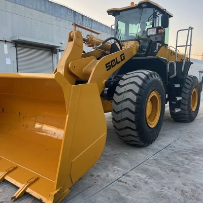 90% Nuevo cargador de ruedas de segunda mano SDLG LG956L Cargador usado de 5 toneladas Maquinaria de construcción de marca china
