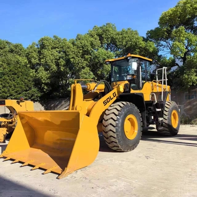 Cargador de ruedas usado de 17 toneladas SDLG LG958L Cargador de segunda mano Carga nominal de 5 toneladas Marca china en buenas condiciones