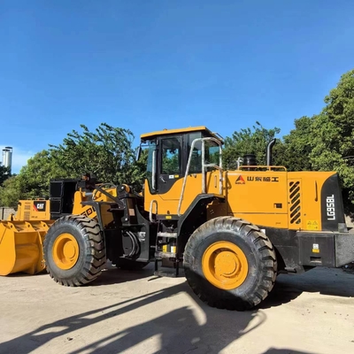 Cargador de ruedas usado de 17 toneladas SDLG LG958L Cargador de segunda mano Carga nominal de 5 toneladas Marca china en buenas condiciones