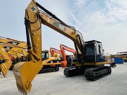 100% Japón Usado CAT 320D2 Caterpillar Excavator de segunda mano Excavador de rastrero hidráulico 1CBM Capacidad del cubo