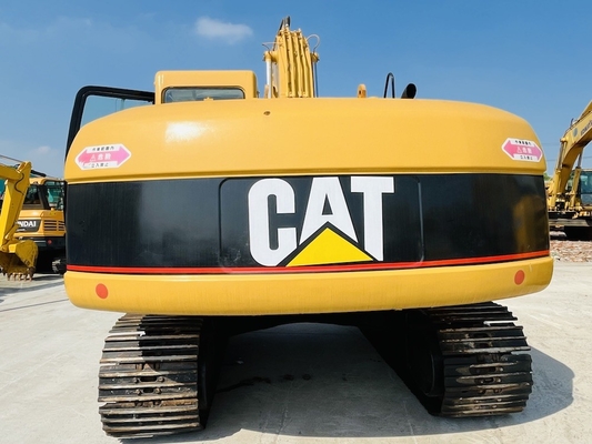 Excavadora de segunda mano de tipo CAT 320C con profundidad máxima de excavación de 6550 mm y modelo de motor CAT 3066