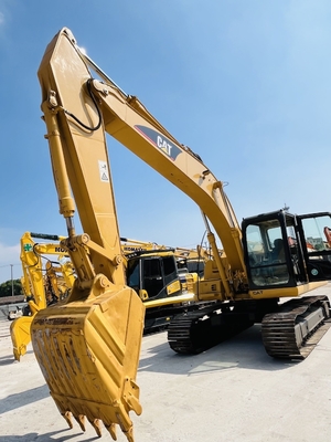 Excavadora de segunda mano de tipo CAT 320C con profundidad máxima de excavación de 6550 mm y modelo de motor CAT 3066