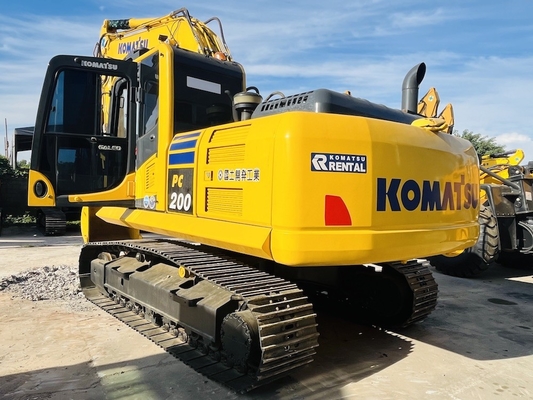 20 toneladas 100% de segunda mano Komatsu PC200-8 Excavadora de rastreo Excavadora usada original de Japón Komatsu SAA6D107E-1