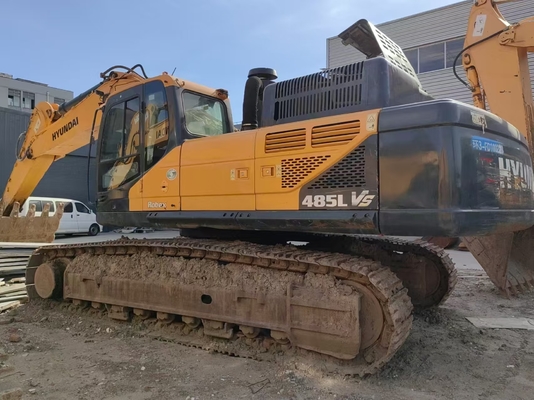 48 toneladas de segunda mano original Hyundai R485LVS Excavadora de rastreo Usado Hyundai Excavadora a la venta