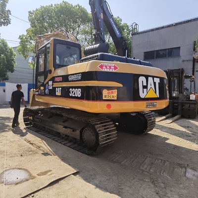 Excavadora original CAT 320B de segunda mano, Caterpillar Excavadora de rastreo usada de 20 toneladas con motor CAT 3066T de Caterpillar