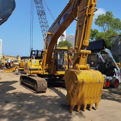 Excavadora original CAT 320B de segunda mano, Caterpillar Excavadora de rastreo usada de 20 toneladas con motor CAT 3066T de Caterpillar