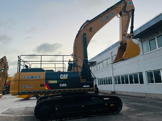 Excavadora de segunda mano original CAT 336D, Caterpillar Excavadora de rastreo de segunda mano de 36 toneladas Equipo de construcción
