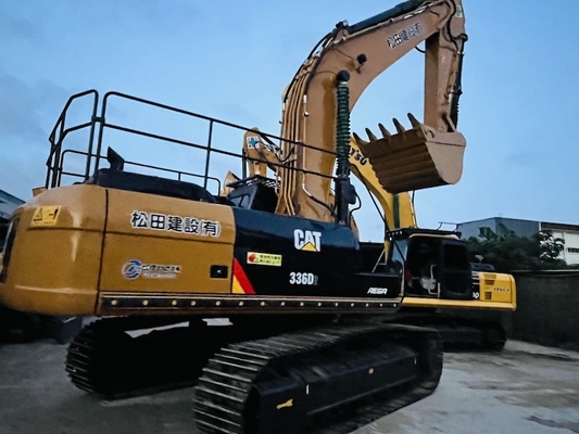 Excavadora de segunda mano original CAT 336D, Caterpillar Excavadora de rastreo de segunda mano de 36 toneladas Equipo de construcción