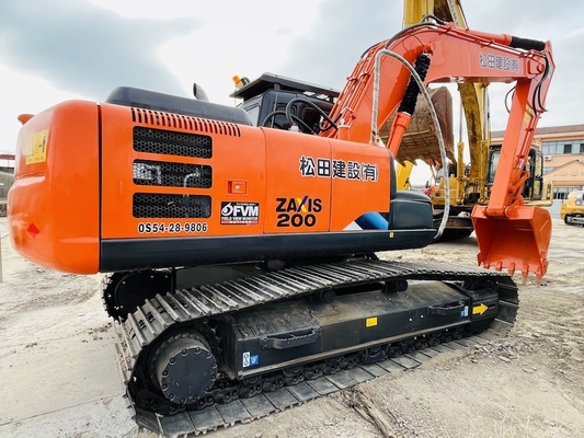 20 toneladas de Japón original usado Hitachi ZX200-3G Excavadora de rastreo motor ISUZU