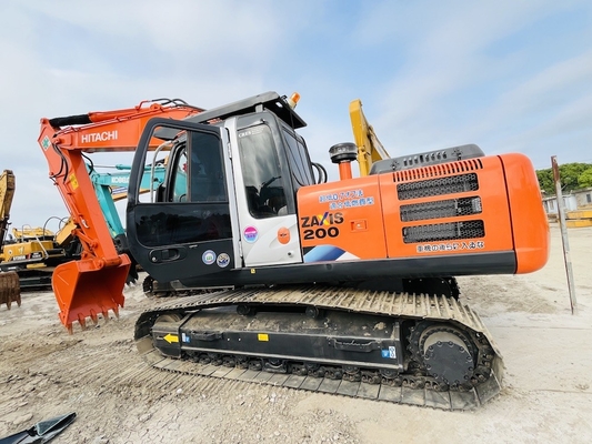 20 toneladas de Japón original usado Hitachi ZX200-3G Excavadora de rastreo motor ISUZU