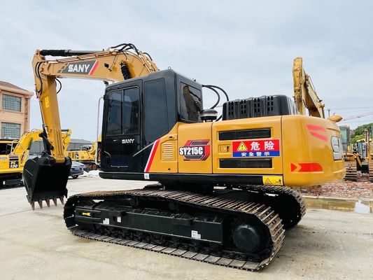 90% Nuevo Sany SY215C de segunda mano Excavadora hidráulica Usada Excavadora de retroexcavadora de 21 toneladas