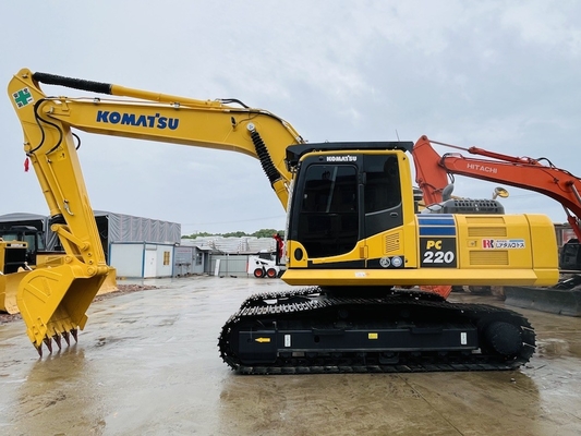Comatsu PC220-8 de segunda mano Excavadora de excavadoras Japón hecha de 22 toneladas Excavadora PC220-7 PC200-8