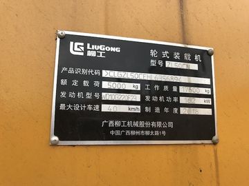 16.500 kilogramos utilizaron cargadores de la parte frontal/al mini cargador de la rueda de LIugong ZL50CN